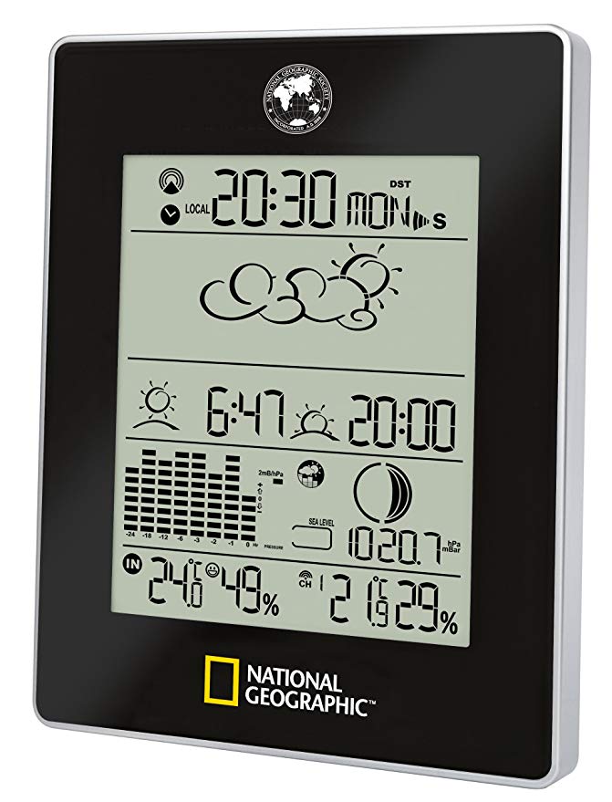 National Geographic Weather Station Weather Expert With Outdoor Sensor