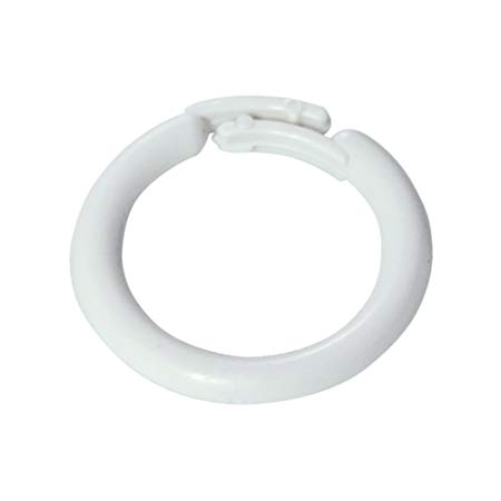 Home Sewing Depot - White Plastic Split Rings for Shades & Valances, 1/2" Id-7/8"od 25/pkg