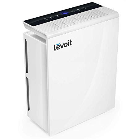 LEVOIT LV-PUR131 Air Purifier for Home with True HEPA Filter, Cleaner for Large Room, Allergies, Pets, Smokers, Smoke, Dust, Odor Eliminator, Air Quality Monitor, US-120V, Energy Star, 2-Year Warranty