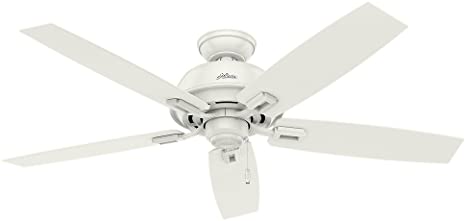 Hunter Fan Company Hunter 54168 52" Donegan Ceiling Fan, Fresh White