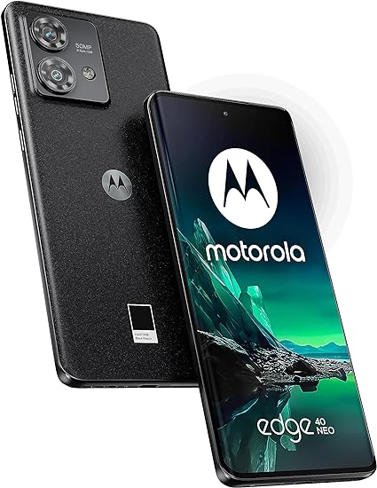 Motorola Edge 40 Neo Dual-SIM 256GB ROM   12GB RAM (Only GSM | No CDMA) Factory Unlocked 5G Smartphone (Black Beauty) - International Version