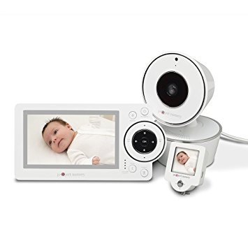 Project Nursery 4.3” Baby Monitor System with 1.5" Mini Monitor - White