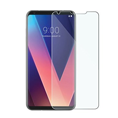 For LG V30 Screen Protector Glass- Penacase [2 Pack] Ultra Clear 9H Hardness Tempered Glass Screen Protector Bubble-Free Film for LG V30