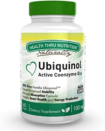 Health Thru Nutrition 100 Mg Ubiquinol Softgels, 360 Count