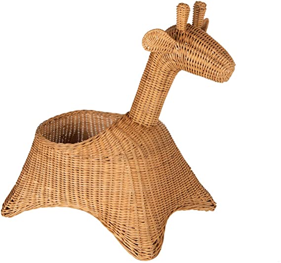 KOUBOO Wicker Giraffe, Naural Color Storage Basket, Brown