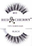 Red Cherry False Eye Lashes 43 6 Pack