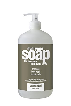 Everyone Bath Soap, Unscented, 32 Ounce