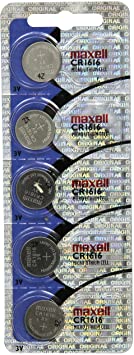 CR1616/5 MAXELL Lithium 3v Coin Battery (pack of 5)