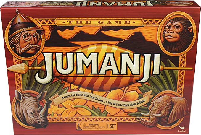 Spin Master Games 6040889 - Jumanji Classic Retro ‘90s Board Game