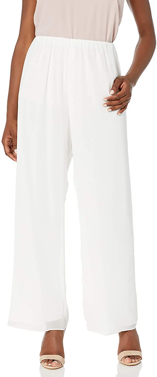 Alex Evenings Women's Wide Leg Dress Pant (Petite Regular Plus Sizes)