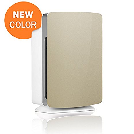 Alen BreatheSmart Customizable Air Purifier with HEPA-FreshPlus Filter for Allergies, Chemicals, and Cooking Odors (Gold Champagne, 1-Pack)