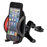 Car MountU-good Universal Smartphone Car Air Vent Mount Holder Cradle W 360RotateampFast Release Button For iPhone 6 plus6s65s5cSamsung Galaxy S6S5S4HTC one M8 and other Android phonesBlack