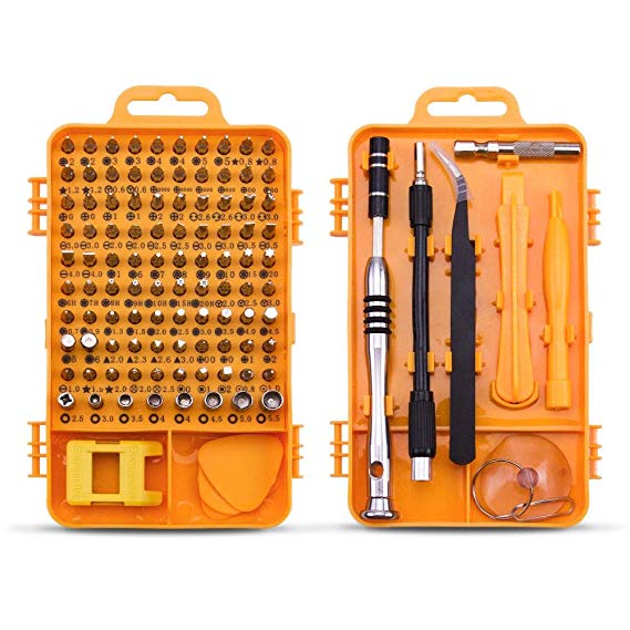 Screwdriver Set Repair Tool Kit - 108 in 1 Small Multi Screw Driver Bits Set Magnetic Mini Precision Screwdriver for Iphone,Watch,Electric,Eyeglass,Laptop,Computer Repairing