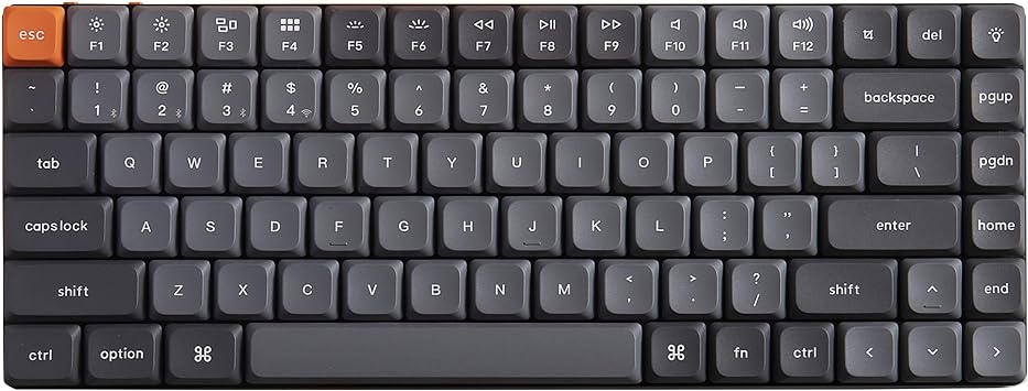 Keychron K3 Max QMK/VIA Custom Ultra-Slim Wireless Mechanical Keyboard, Hot-swappable 2.4 GHz/Bluetooth/Wired 3-Mode 75% Layout Programmable RGB Backlit Red Switch Gaming Keyboard for Mac Windows