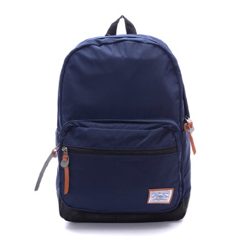 DDDH Oversize Leisure Unisex Waterproof Students Backpack Shoulders Bookbags School Bag Travel Bag Day Bag Fit 141- 156-inches Laptop Macbook ComputerDark blue