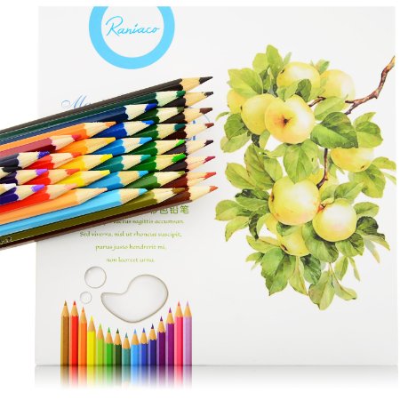 RANIACO Colored Pencils Set of 48 Assorted Colors