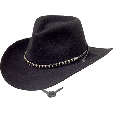 Stetson Black Foot Crushable Hat