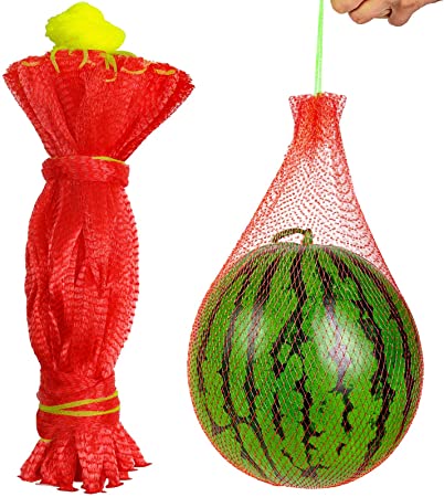 Honeydew Melon Nets - 50 Pcs 17.7 Inches Melon Hammock Hanging Bags, Watermelon Nets, Seafood Cradles for Supporting Garden Growing Cantaloupes, Vegetables, Honeydew (16-22lbs)