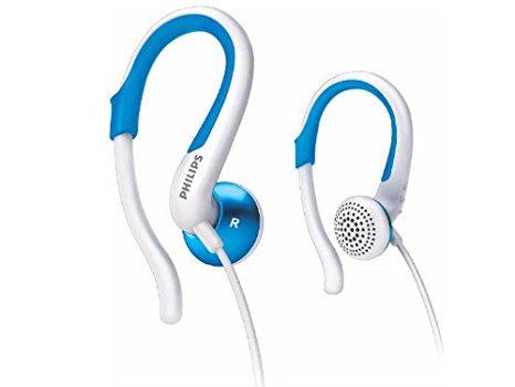 Philips Adjustable Earhook Headsphones SHS4843/28 -Blue (Discontinued by Manufacturer)