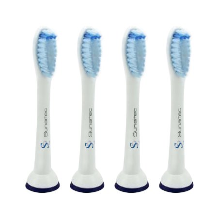 Sunartec Toothbrush Heads for Philips Sonicare HX6053/54, Diamond Clean, Easy Clean, Flex Care, Healthy White, Hydro Clean, 4-Pack