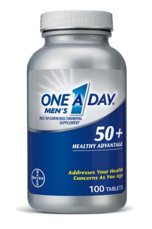 One A Day Men's 50  Advantage Multivitamins, 100 Count
