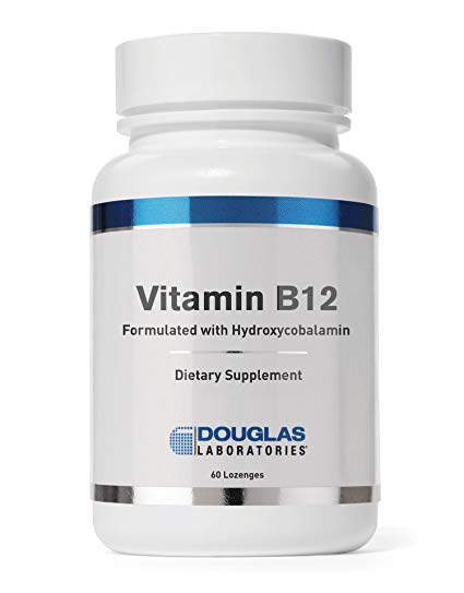 Douglas Laboratories - Vitamin B12 - Formulated with Hydroxycobalamin for 2,500 mcg. of Pure Vitamin B12 in a Rapidly Dissolving Tablet - 60 Lozenges