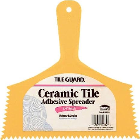 Homax Group Inc HOMAX Products 84 Wide Ceramic Tile Adhesive Spreader Notch, 8-Inch