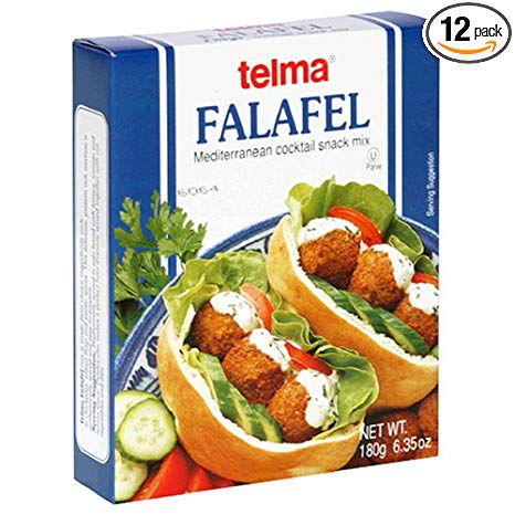 Telma, Falafel Snack Mix, 6.35-Ounce Boxes (Pack of 12)