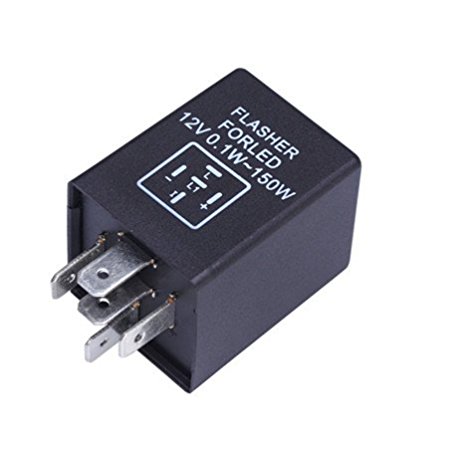 LUYED 5-Pin 5-Pin EP27 FL27 LED Electronic Flasher Relay Used for For LED Turn Signal Light Bulbs