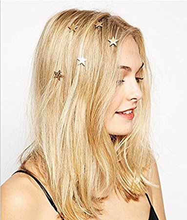 Yean Bridal Hair Clips Vingate Star Hair Pins 5 Packs - Wedding Headpieces for Women and Girls