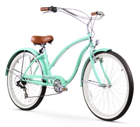 Firmstrong Chief Lady Beach Cruiser Bicycle, 26-Inch