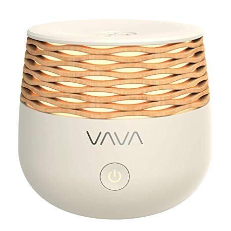 Portable Diffuser, VAVA Bamboo Looking Aroma Diffuser, with USB Charging for Laptop and Portable Charger, (30mL, 3-6 Hours Working Time, Diffusers for Essential Oils, Waterless Auto Shut-off)