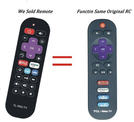 New Replaced RC280 TCL TV Remote fit for TCL RO-KU TV TCL 32S3850 32S3700 40FS3850 50FS3800 50FS3850 40FS3800 48FS3700 32S3800 55FS3700 48FS4610R 32S3850A 40FS4610R 55FS4610R 32S3850P 32S3850B