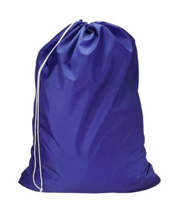 Commercial Heavy Duty Jumbo Sized Nylon Laundry Bag (Navy Blue)