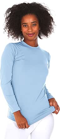 Thermajane Long Sleeve Thermal Shirts for Women Cold Weather, Womens Thermal Underwear Tops, Base Layer Women Thermal