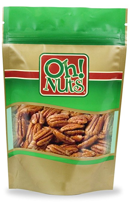 Raw Georgia Pecans Jumbo 2 Pound Bag - Oh! Nuts