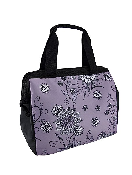 Thermos Raya Lunch Duffle, Purple Flower