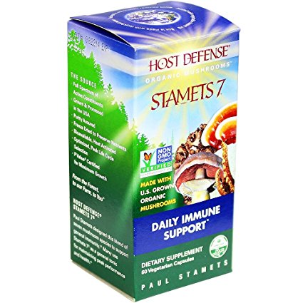 Host Defense - Stamets 7 Capsules, Daily Immune Support, 60 count (FFP)