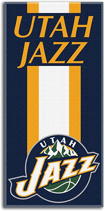 Officially Licensed NBA "Zone Read" Beach Towel, 30 X 60 Inches, Multi Color