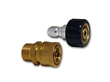 Apache 44048748 Metric Quick Disconnect Pressure Washer Adapter Set