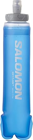 Salomon Soft Flask 500ml/17oz 42 for Hiking and Trail Running, Clear Blue,