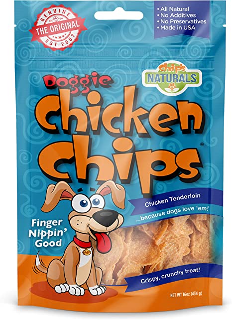 All Natural Chicken Chips- Dog Treats (Large- 16 oz. Bag)