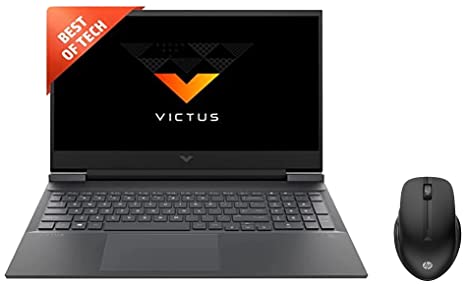 HP Victus Gaming Laptop (AMD R7 5000 Series/4GB RAM & 512GB SSD Storage/3050 Graphics) 430 Multi-Device Bluetooth Wireless Mouse with 4 Programmable Buttons/ 800 DPI - 4000 DPI/