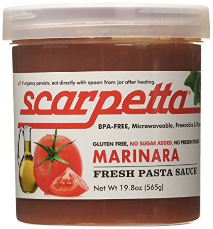 Scarpetta Marinara Sauce, 19.8-Ounce Jars (Pack of 4)