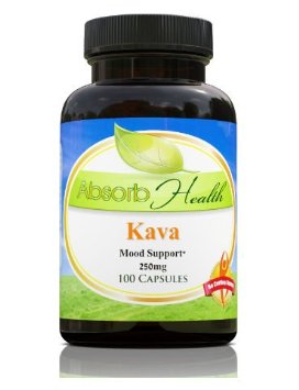 Kava | Powerful Mood Booster | Anxiety Reducer | 100 Capsules 250mg Per Capsule