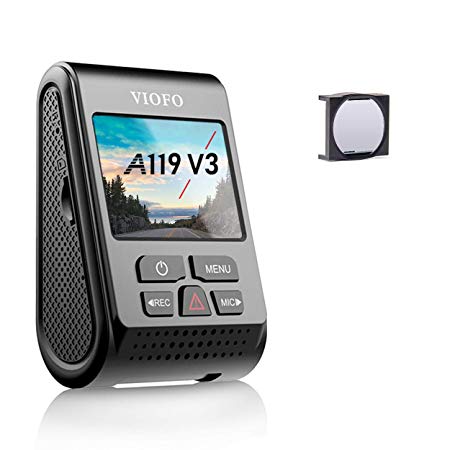 VIOFO A119 V3 2560 x 1600P Dash Camera with CPL 2019 Edition