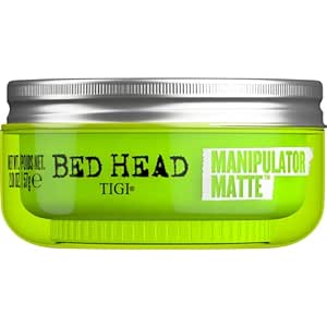 Bed Head TIGI Manipulator Matte Hair Wax Paste With Strong Hold For Men, Long-Lasting Texture Hold for Hairstyling, Definition and Texture, Light and Non-Greasy Hair Setting Wax, Natural Matte Finish, 57g