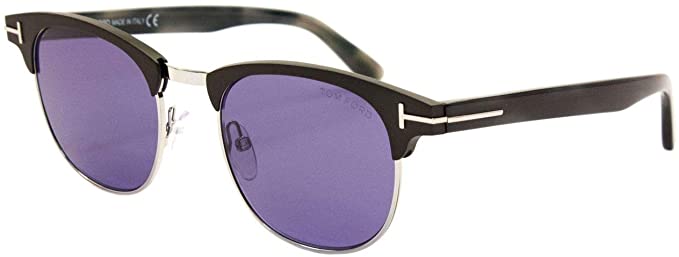 Sunglasses Tom Ford FT 0623 Laurent- 02 09V matte gunmetal/blue