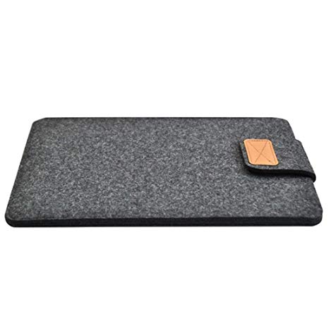 Gotoole Felt Slim Tablet Case Laptop Sleeve Bag for Apple MacBook Air Pro 11/13/15 Inch size 11 Inch (Dark Grey)