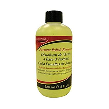 Super Nail Acetone Polish Remover, 8 Ounce